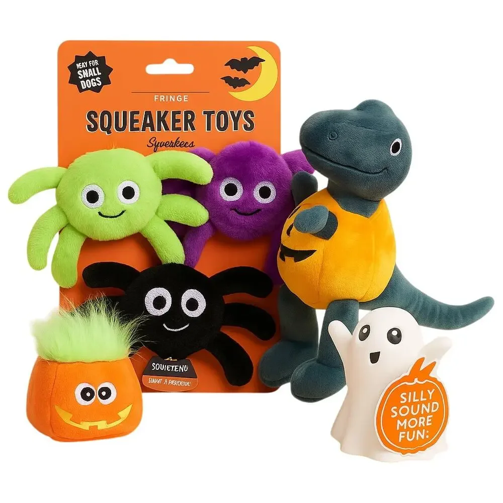 Halloween Dog Toy Bundle – Fringe Studio Spooky Cuties Collection (Set of 4) NEW